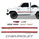 Faixa D20 Conquest 1996 Emblemas + Adesivo Chevrolet Grafite