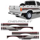 Faixa D20 Deluxe 93 94 Adesivo Traseiro Chevrolet Cs Grafite