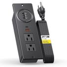 Faixa de alimentação Kungfuking embutida com 20 W USB C 10 W sem fio