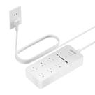 Faixa de alimentação: NTONPOWER, 6 tomadas, 4 portas USB, cabo de 10 pés, 2100J