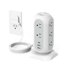 Faixa de alimentação TESSAN Tower 11 tomadas 3 USB (1 USB C) 1625W/13A