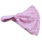 Faixa de cabeça larga elástica para meninas, moda, cabeça de renda, turbante, bandanas, hairband
