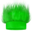 Faixa de cabeça para fantasia Novelty Place Green Hairy Troll Hair