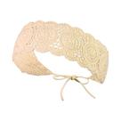 Faixa De Cabelo Feminina De Crochê Sólido Com Flor, Acessório De Cabelo Para Meninas, Bandana De Faixa De Cabelo Feminina De Crochê Sólido Com Flor, Acessório De Cabelo Para Meninas, Bandana De