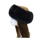 Faixa De Cabelo Feminina De Inverno Quente Com Pelúcia Sintética, Ajustável, Macia E Elástica,