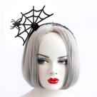 Faixa de cabelo Halloween Spider Web Hair Hoop UDIKEFO para mulheres