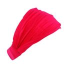 Faixa De Cabelo Larga De Algodão Sólido Para Mulheres, Elástica E Macia, Ideal Para Yoga, Corrida,