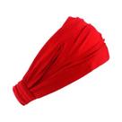 Faixa De Cabelo Larga De Algodão Sólido Para Mulheres, Elástica E Macia, Ideal Para Yoga, Corrida,