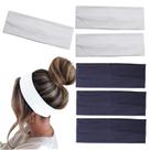 Faixa de Cabelo MLMOMVME 6 Unidades Algodão Antiderrapante e Esticável Faixa de Cabelo MLMOMVME 6 Unidades Algodão Antiderrapante e Esticável
