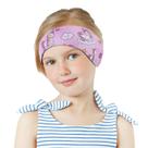 Faixa de cabelo MoKo Unicorn, proteção de ouvido impermeável para crianças, rosa