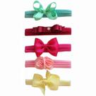 Faixa de Cabelo para Bebê Charme Kit 5 Peças