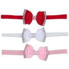 Faixa de Cabelo para Bebê Love Kit 3 Peças