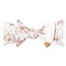 Faixa de cabelo para bebês Copper Pearl Ferra Soft Elastchy Newborn Bow Faixa de cabelo para bebês Copper Pearl Ferra Soft Elastchy Newborn Bow