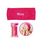 Faixa de Cabelo Skincare Cuidado Facial Atoalhada com tiras autocolantes Ricca