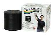 Faixa de Exercício CanDo Sup-R Sem Látex Rolo Preto 45,7 m