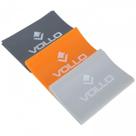 Faixa De Exercício Vollo Elástica Kit C/ 3 VLS3204
