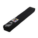 Faixa de Graduação Adidas Karatê Elite WKF Preto