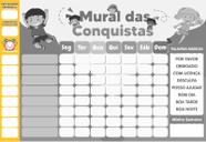 Faixa de Horários do Mural das Conquistas - Home e Planner