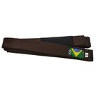 Faixa de Jiu Jitsu MK Brasil Marrom Ponta Preta