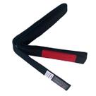 Faixa De Jiu Jitsu Preta Torah Master Adulto C/ Ponta