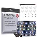 Faixa de LED BTF-LIGHTING IP68 à prova d'água WS2811 RGB 16,4 pés