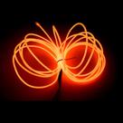 Faixa de luz de néon MaxLax EL Wire Orange 10m com bateria