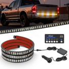 Faixa de Luz Estroboscópica de Emergência Nilight 124 cm 288 LEDs Âmbar