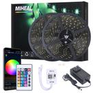 Faixa de luz LED MIHEAL WiFi Wireless 20m à prova d'água 5050 LEDs