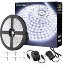 Faixa de luz LED Onforu 5m regulável 6000K branca diurna