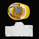 Faixa de moletom para capacete NAEE White Velvet Terry Cotton (3 unidades)
