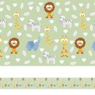 Faixa de Parede Adesiva Animais Baby 6mx15cm