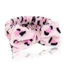 Faixa de Pulso Para Lavagem Facial Estampada 1 Par Microfibra Macia Reutilizavel Spa Pulso Pulseira Toalha Absorvente Maquiagem
