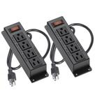 Faixa de tomada elétrica ICEELEC 4 tomadas montável com interruptor Faixa de tomada elétrica ICEELEC 4 tomadas montável com interruptor