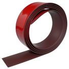 Faixa de transição de piso FONUNO autoadesiva 7,5 cm PVC marrom