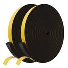 Faixa de vedação de porta Weather Stripping EGOFIX Black 1x1,3 cm x 10 m