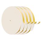 Faixa de vedação de porta Weather Stripping EGOFIX branca 1,3 cm x 0,6 cm