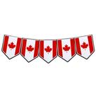 Faixa Decorativa Bandeirinhas Canadá - 8m x 18cm