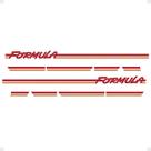 Faixa Decorativa Compatível Escort Formula Hobby Vermelho