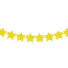 Faixa Decorativa - Estrela 3D - Amarelo - 3,60 m - 1 unidade - Cromus - Rizzo