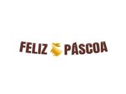 Faixa Decorativa Feliz Pascoa 1,40Mx19cm 1 UN Regina