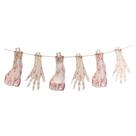 Faixa Decorativa Halloween Mãos e Pés - 1,8m x 35cm