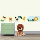 Faixa Decorativa Infantil P/ Quarto De Menino Safari Papel de Parede