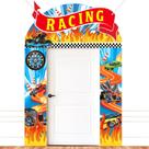 Faixa Decorativa para Porta Festa de Carros de Corrida MinFyberd 3 Peças 180 x 82 cm