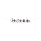 Faixa decorativa "Quarentao" Glitter Preto - 1 unidade - Cromus - Rizzo