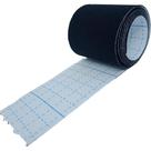 Faixa Elástica Adesiva Kinesio Tape Kinesiology Treino Exercícios Anti Dores 5cm X 01 Metro - Cor Preto