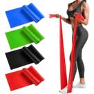 Faixa Elástica De Exercícios Alongamento Pilates Yoga Fisioterapia 4 Unidades Faixa Elástica De Exercícios Alongamento Pilates Yoga Fisioterapia 4 Unidades