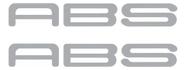 Faixa Emblema Adesivo Kawasaki Abs Prata Par Abs02