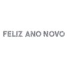 Faixa Feliz Ano Novo Com Glitter