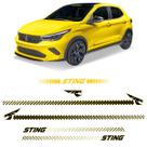 Faixa Fiat Argo Sting 2023 Adesivo Lateral Teto E Traseira
