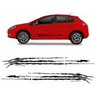 Faixa Fiat Bravo Wolverine 2014 Adesivo Lateral Preto/black